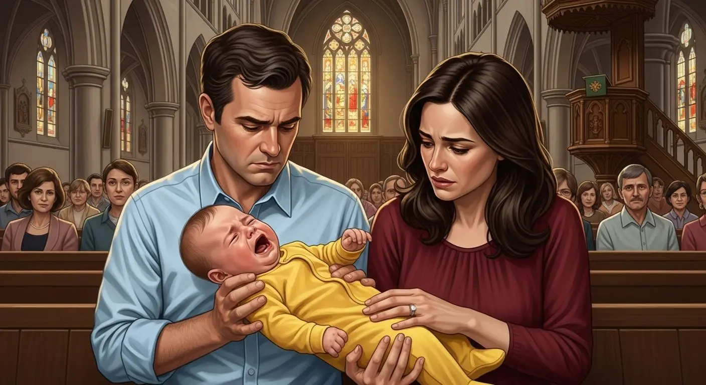 crianças na igreja