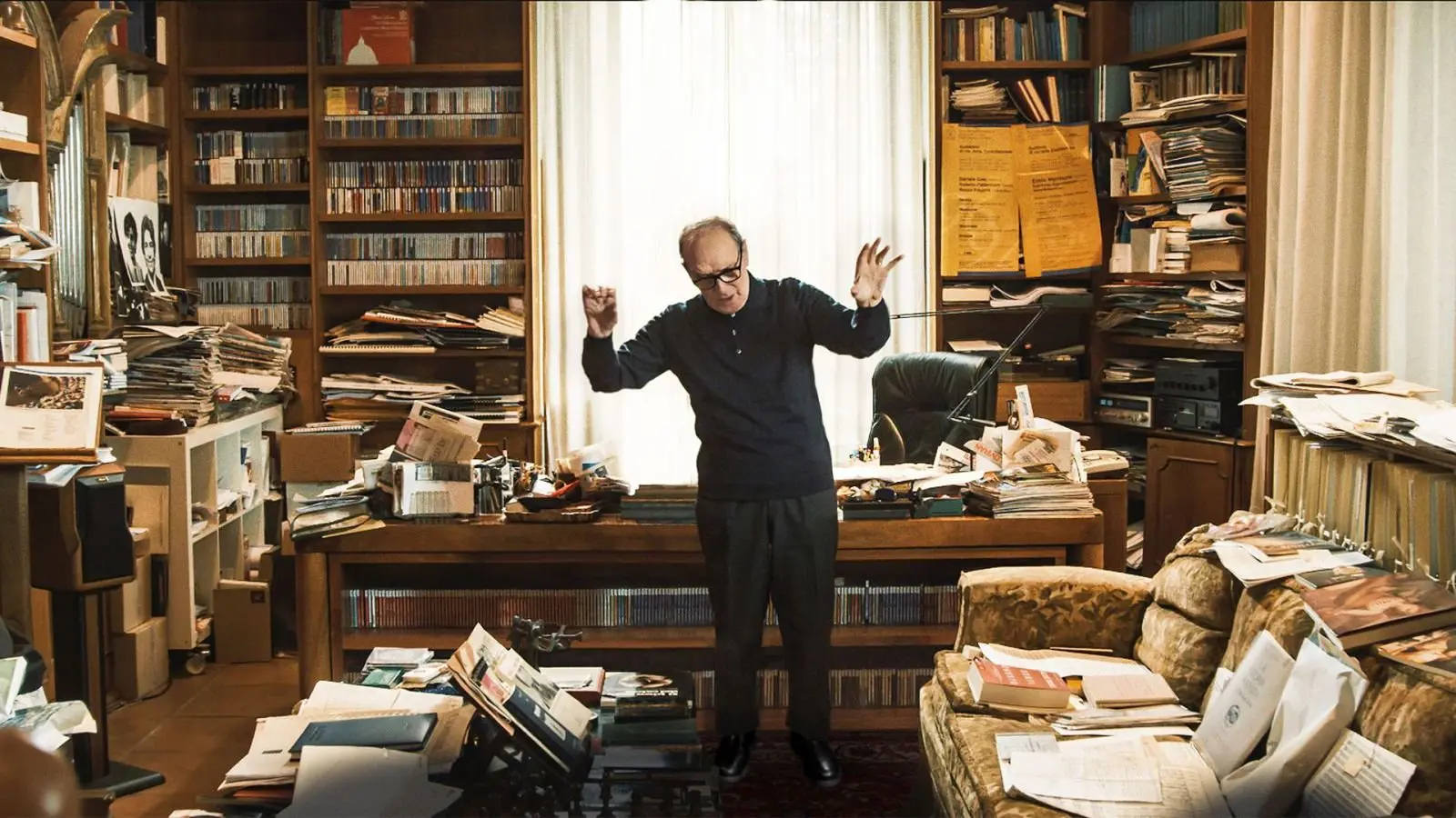 Ennio Morricone foi reconhecido com um Oscar pela totalidade de sua obra