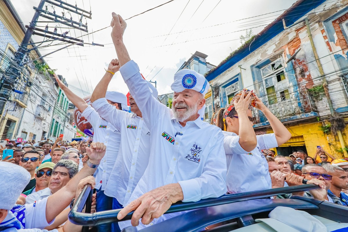 Presidente Lula é o favorito à reeleição entre os eleitores da Bahia.