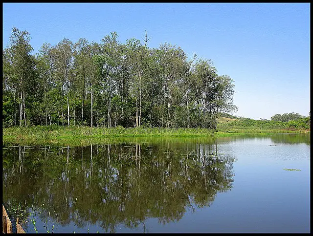 Rio em Águas de São Pedro, localizado em São Paulo.