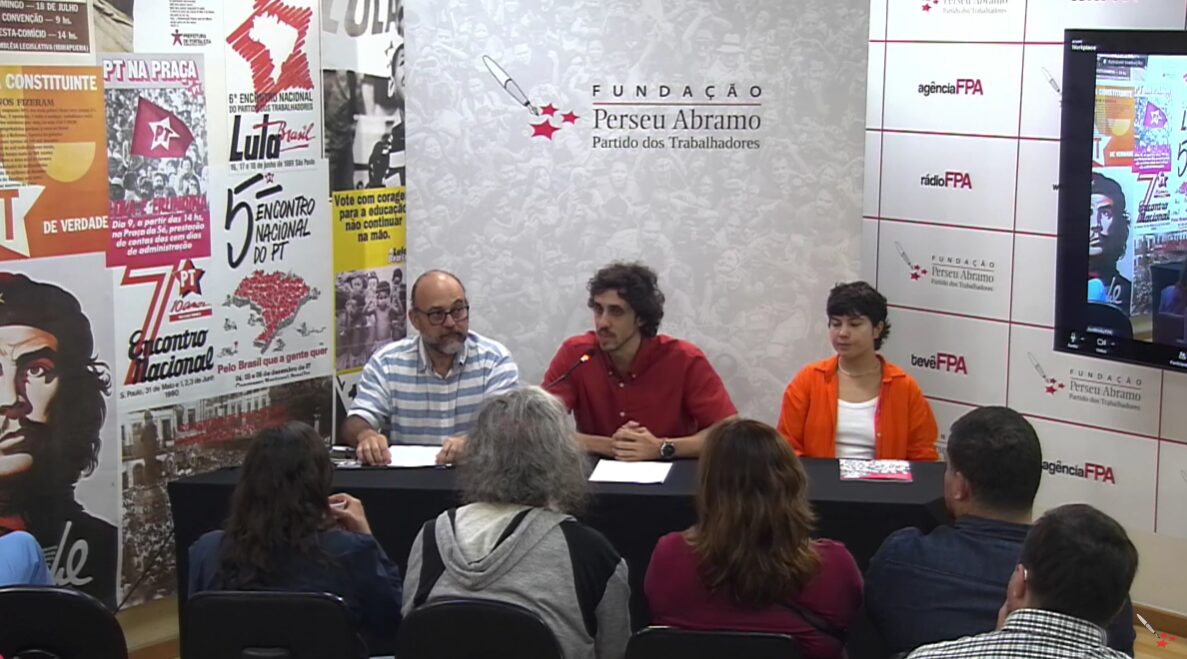 Aula inaugural da primeira turma aconteceu na sede da Fundação Perseu Abramo, núcleo de formação ideológica do PT