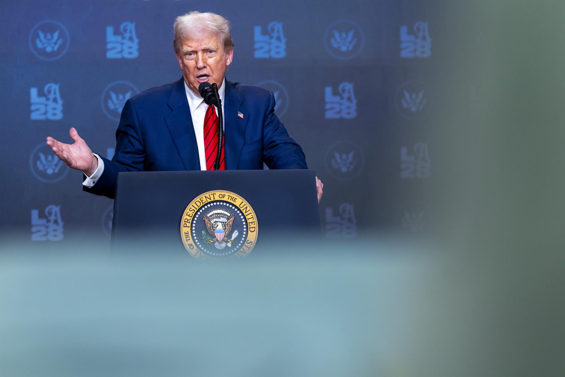 O presidente dos EUA, Donald Trump.