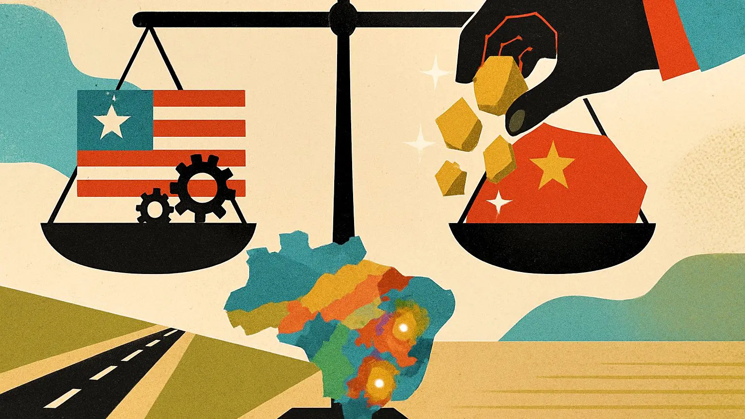 China e Estados Unidos lideram a demanda mundial por terras raras.