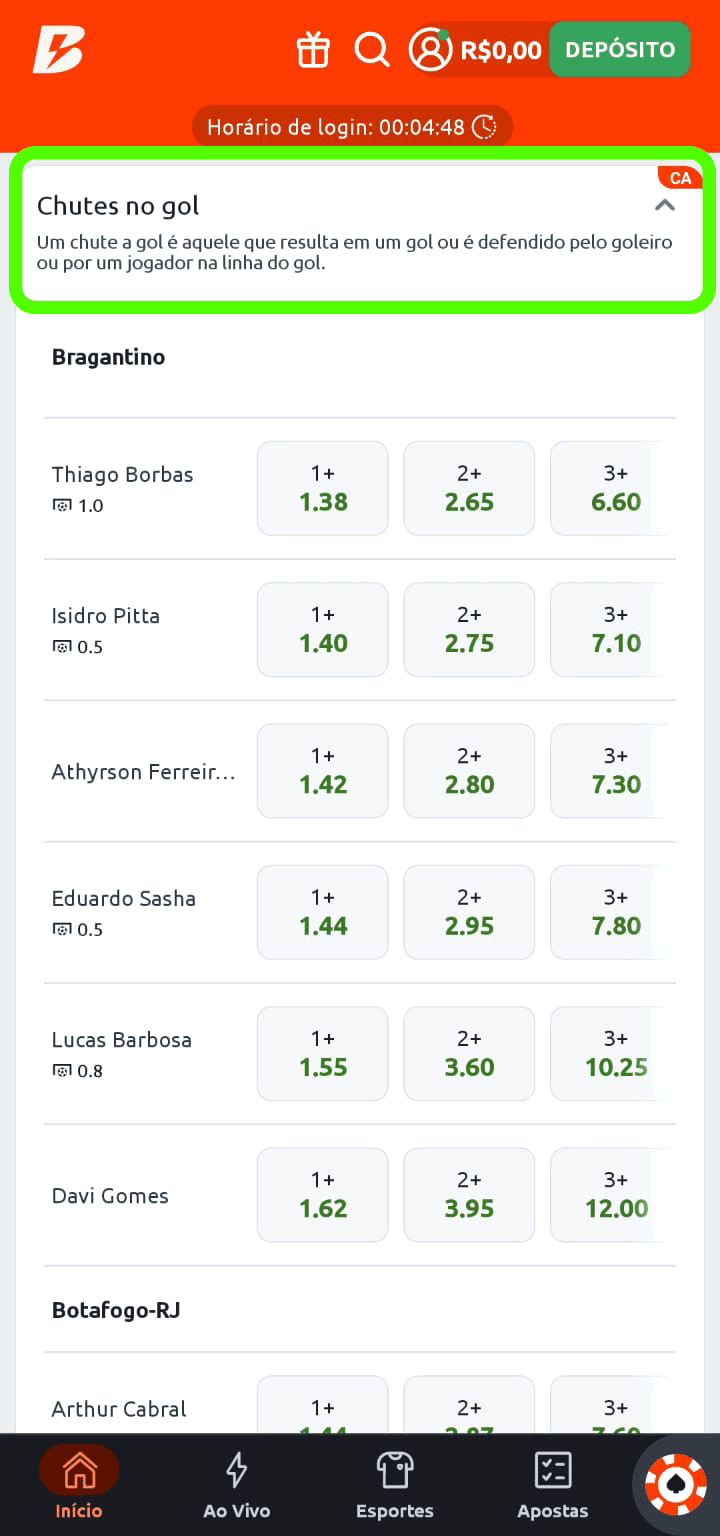 Odds obtidas no momento da captura da imagem em 05/08/2025
