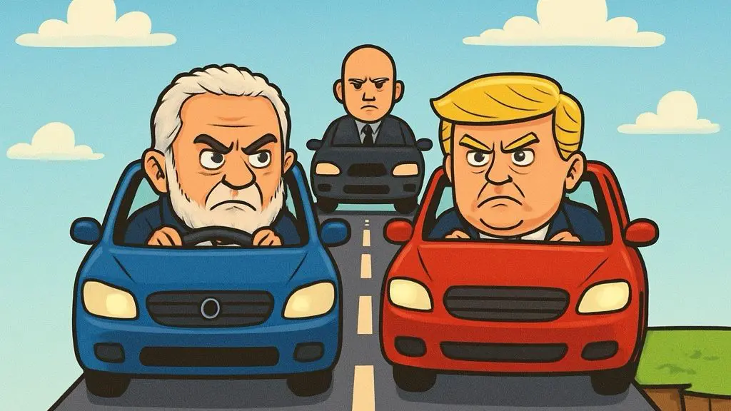 lula alexandre de moraes donald trump chicken game