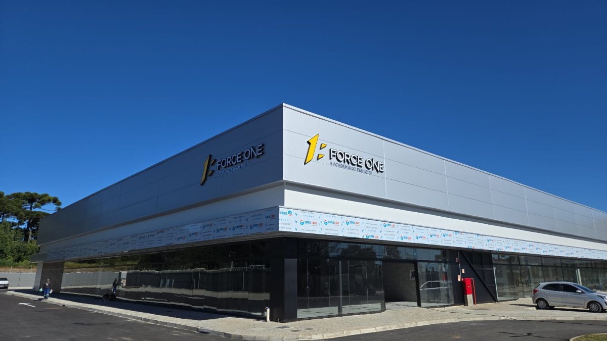 Nova unidade da Force One tem 5 mil metros quadrados.