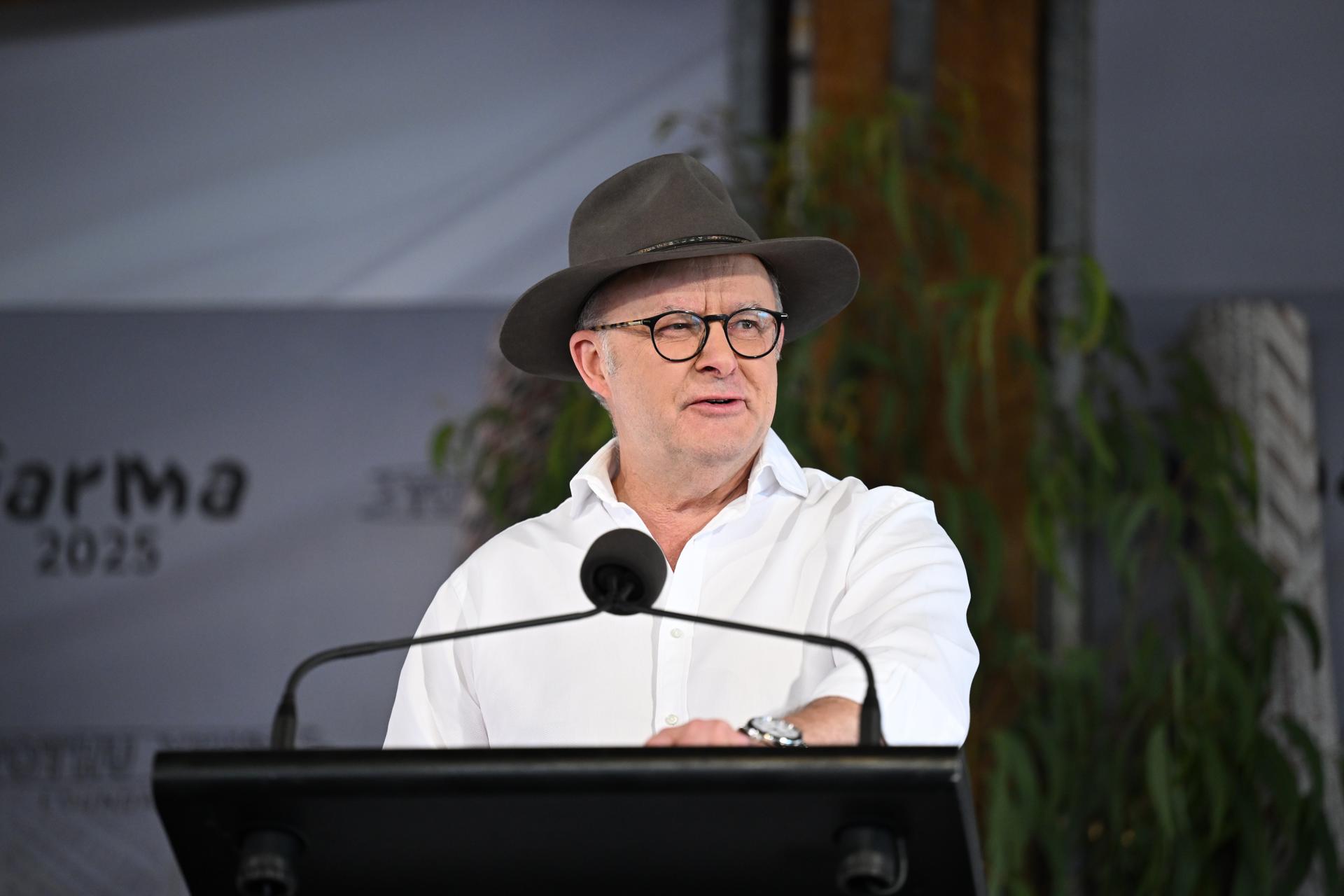 O primeiro-ministro da Austrália, Anthony Albanese.