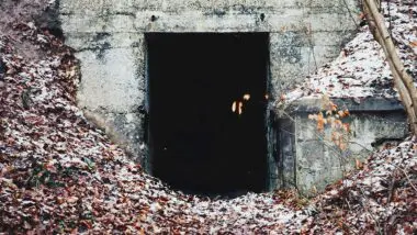 Bunker construído na Suíça.