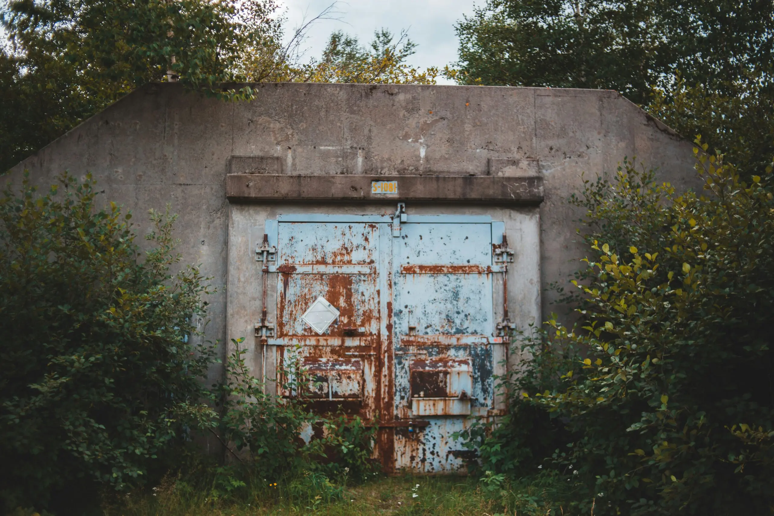Bunker na Suíça. país com mais de 170 mil construções desse tipo.