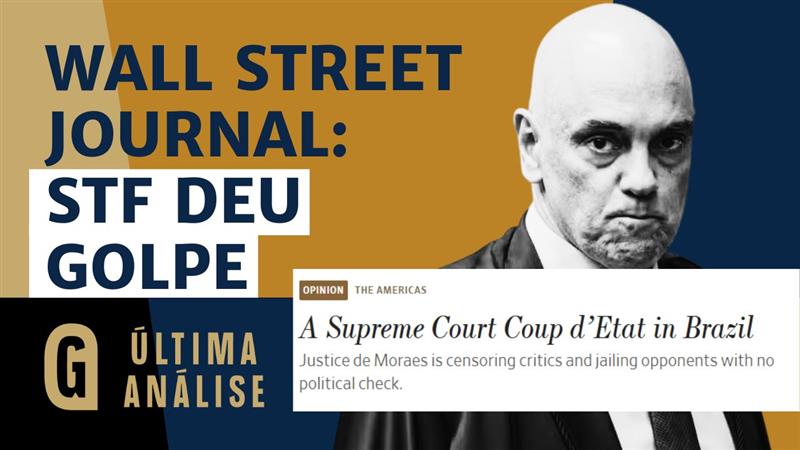 No programa Última Análise desta segunda-feira (11), comentaristas falam sobre matéria de famoso jornal americano que fez críticas ferozes a Alexandre de Moraes.