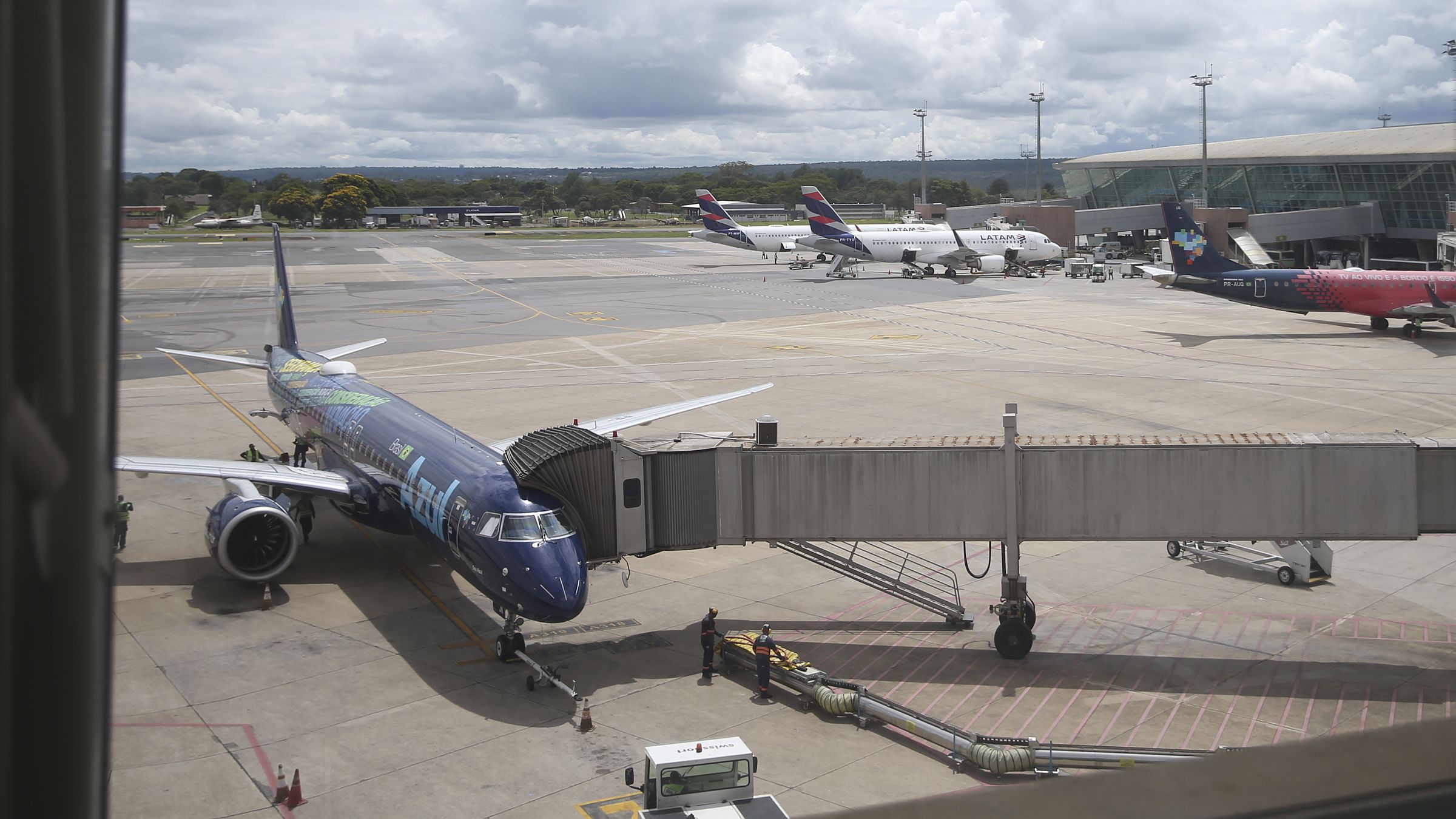 Aeroporto de Brasília, onde ministros do TST querem construir uma sala VIP.