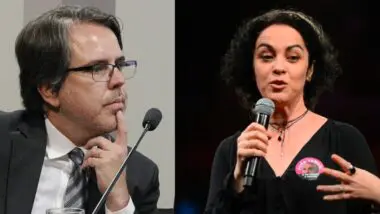 Rubens Casara e Marcia Tiburi: o casal é autor da peça "Um Fascista no Divã", em que ataca o ex-presidente Jair Bolsonaro