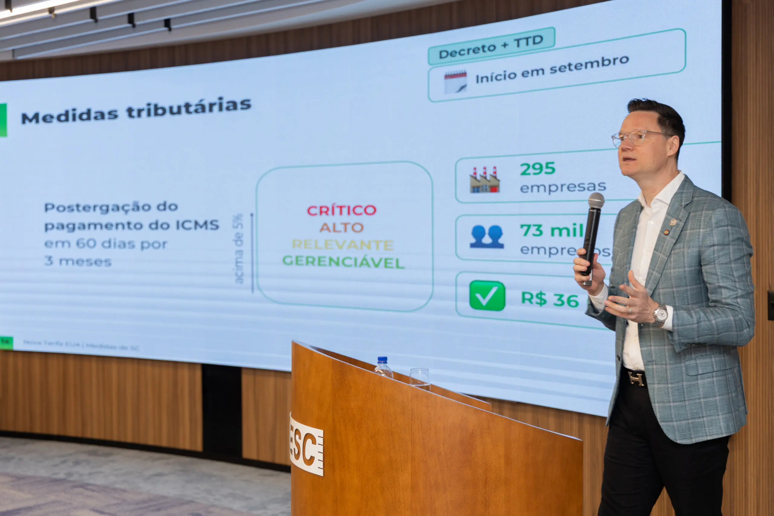 Recursos visam atender empresas exportadoras mais impactadas pelas novas tarifas americanas.