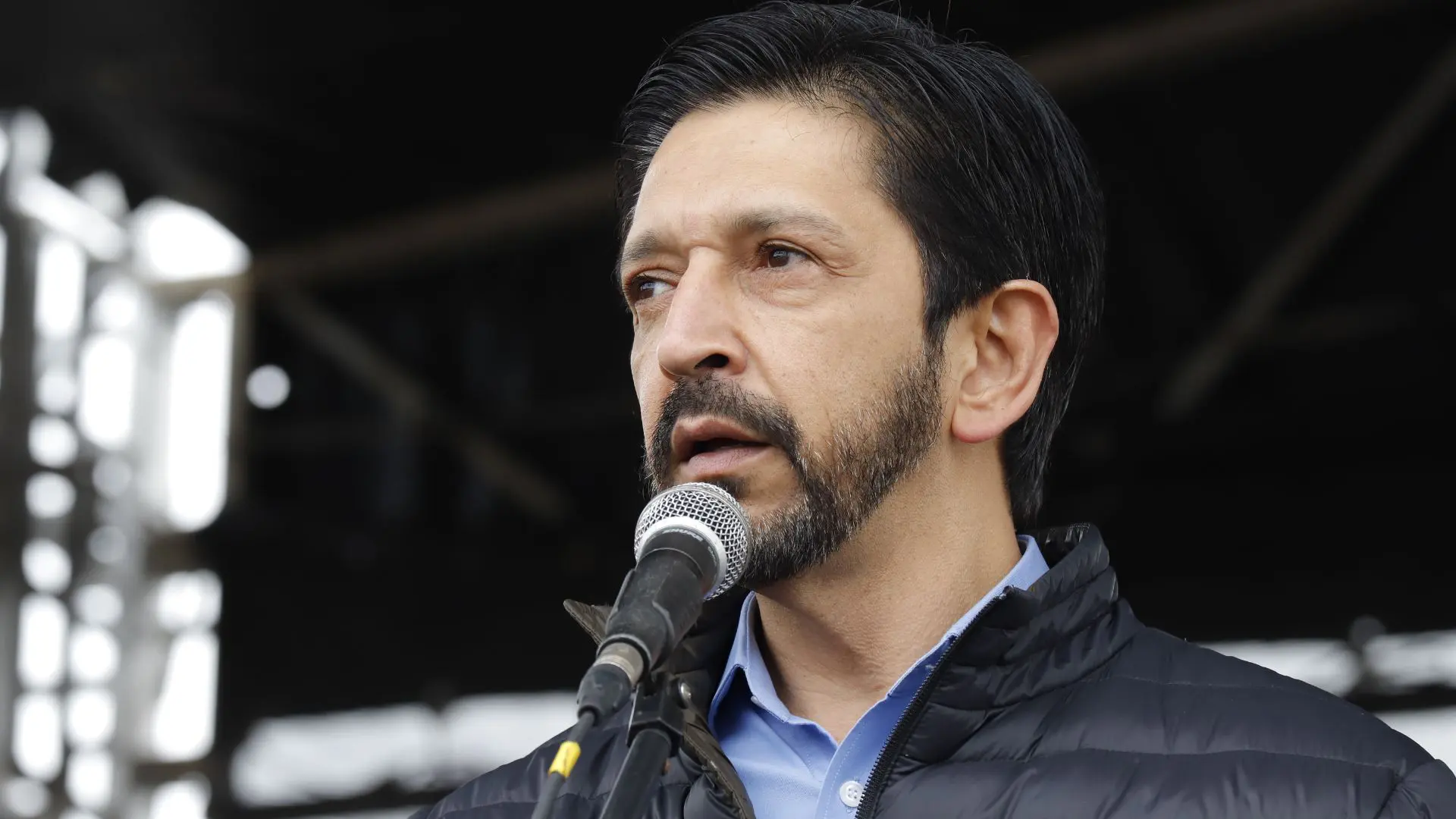 O prefeito de São Paulo, Ricardo Nunes.