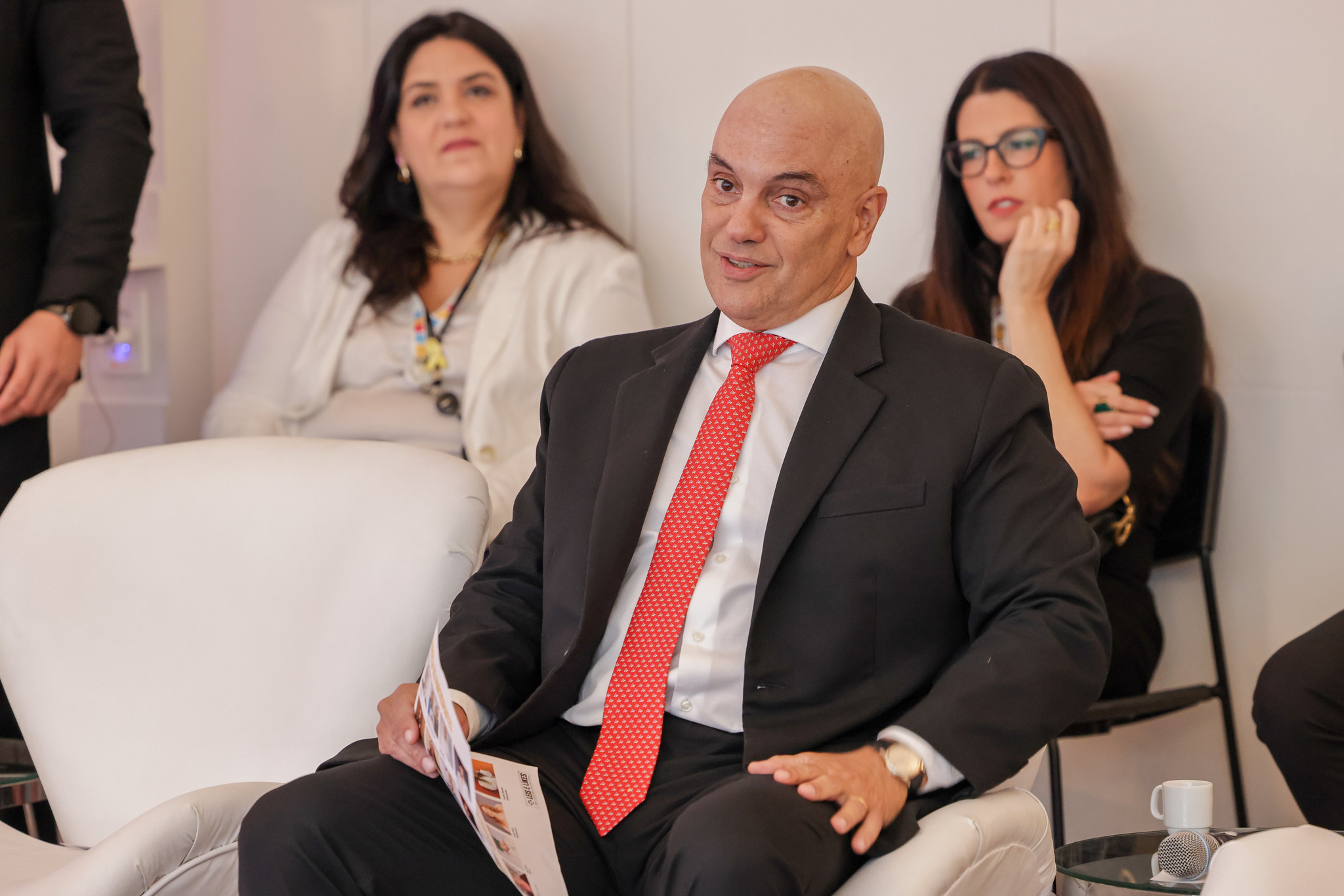 Moraes conversou com influenciadores durante a segunda edição do evento “Leis e Likes” no Supremo.