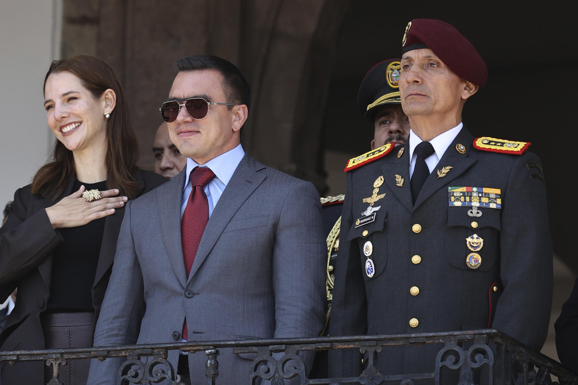 O presidente do Equador, Daniel Noboa.