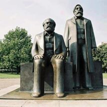 Marx vivia da generosidade de Engels, seu amigo que era filho de um rico empresário, ao mesmo tempo em que desprezava os capitalistas. Imagem referente a matéria