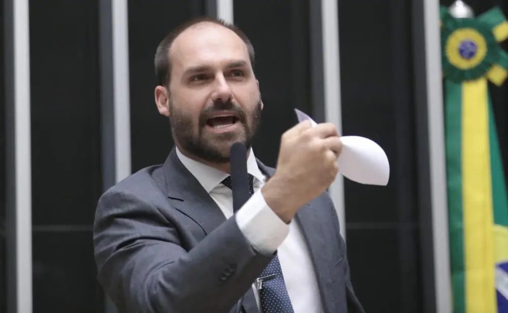 Eduardo Bolsonaro EUA sanção Hugo Motta conselho de ética