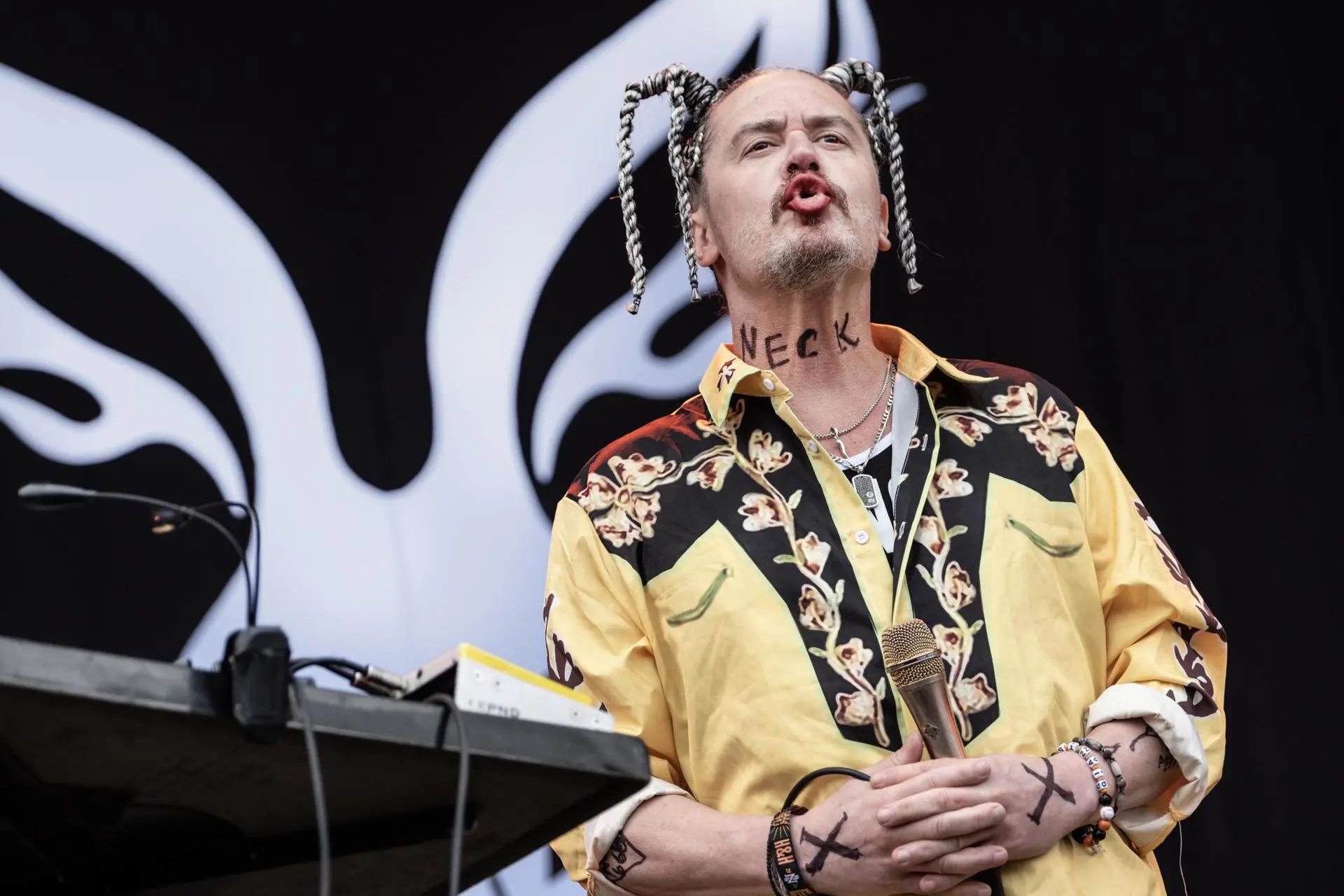 Mike Patton (Mr. Bungle) no Copenhell Rock and Metal Festival, em Copenhague, Dinamarca
