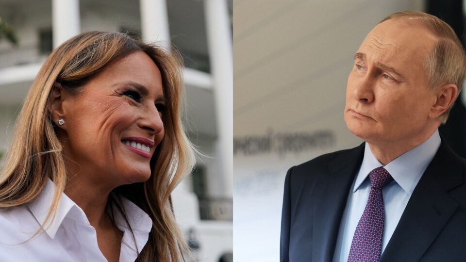 Melania Trump envia carta a Putin sobre crianças sequestradas por Moscou