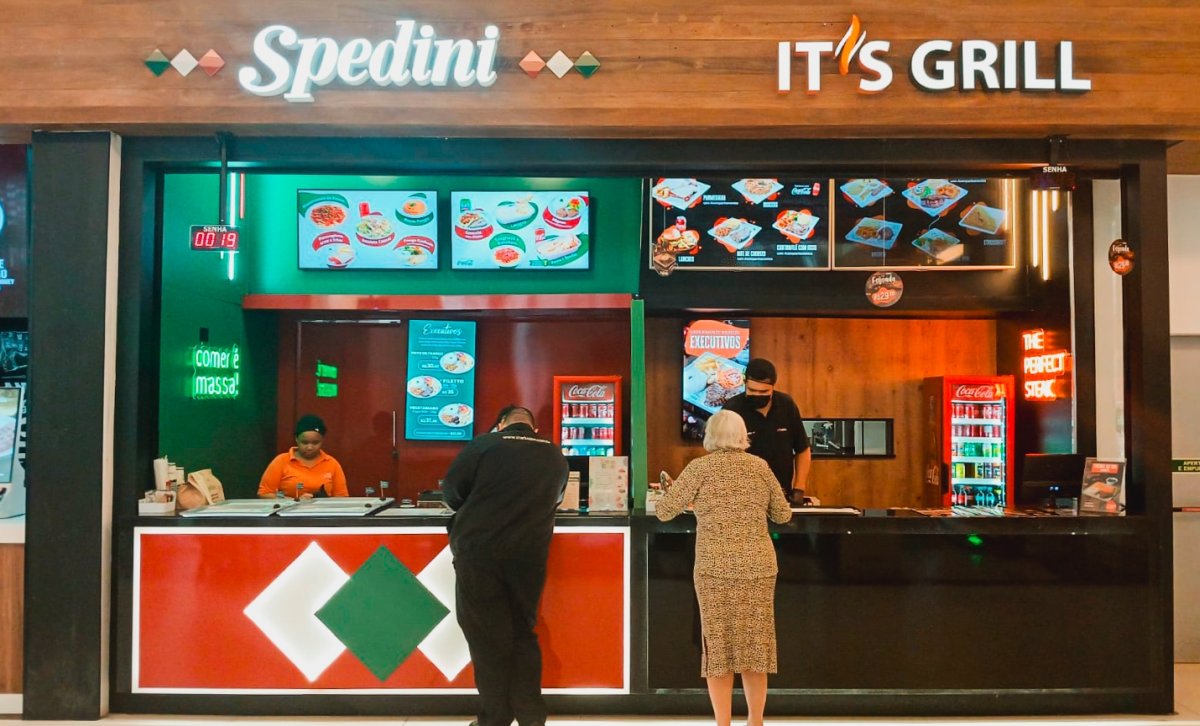 Spedini e It’s Grill são as novidades no Aurora Shopping.