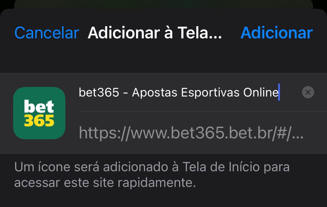 atalho app bet365
