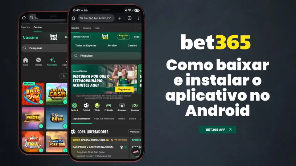 Veja como baixar o app da bet365