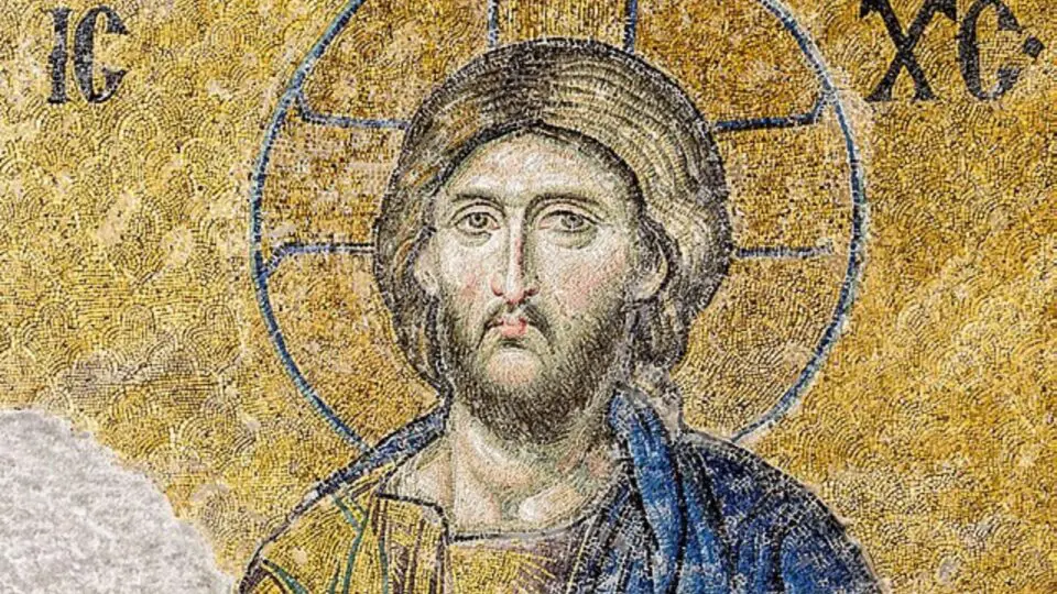 Mosaico cristão, localizado na Turquia.