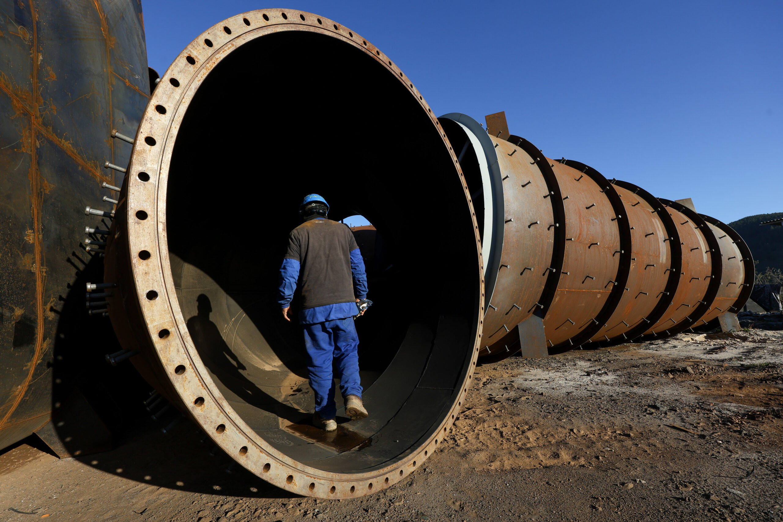 Santa Catarina atrai R$ 3 bilhões em energia limpa com programa que desburocratiza investimentos. Na imagem, obras na hidrelétrica de Lages.