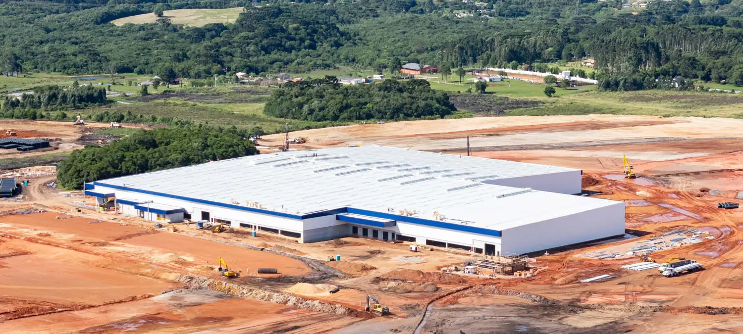 Nova unidade industrial da Electrolux ocupa cerca de 50 mil m² de área construída em São José dos Pinhais