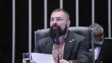 Deputado Paulo Bilynskyj (PL-SP) em homenagem ao Dia Nacional da Ucrânia na Câmara dos Deputados