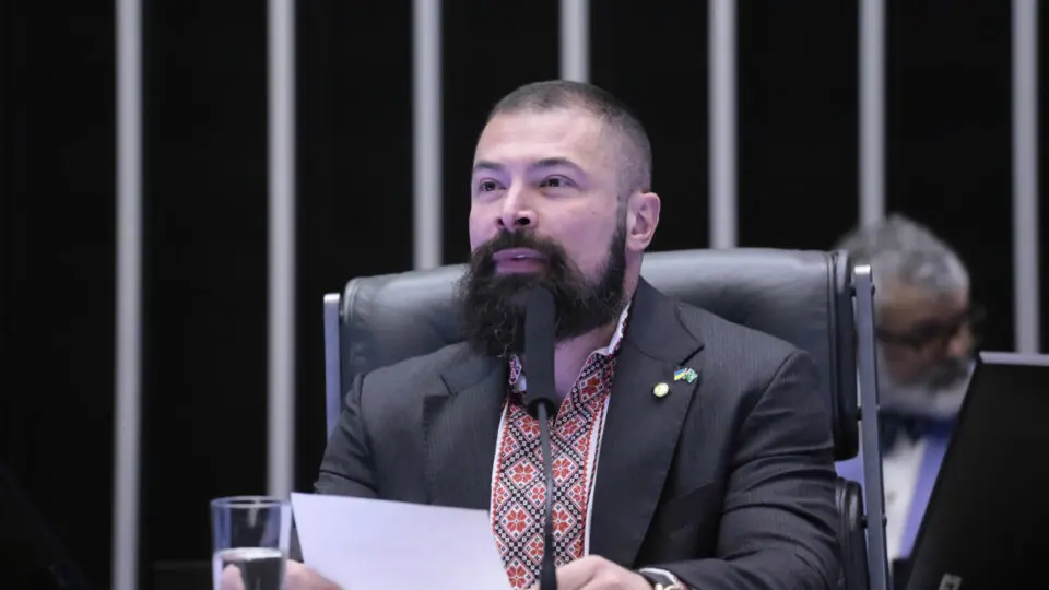 Deputado Paulo Bilynskyj (PL-SP) em homenagem ao Dia Nacional da Ucrânia na Câmara dos Deputados