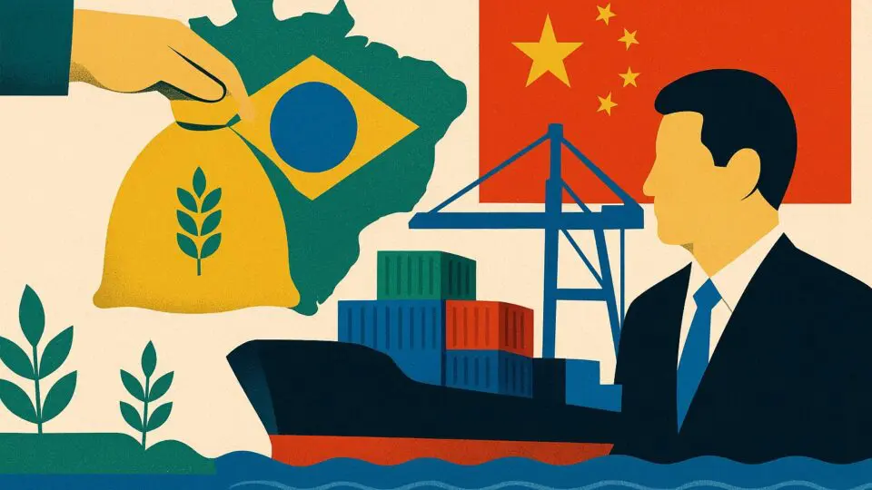 Participação da China no agro brasileiro vão da aquisição de empresas produtoras de sementes à operação de terminais portuários para escoamento das exportações