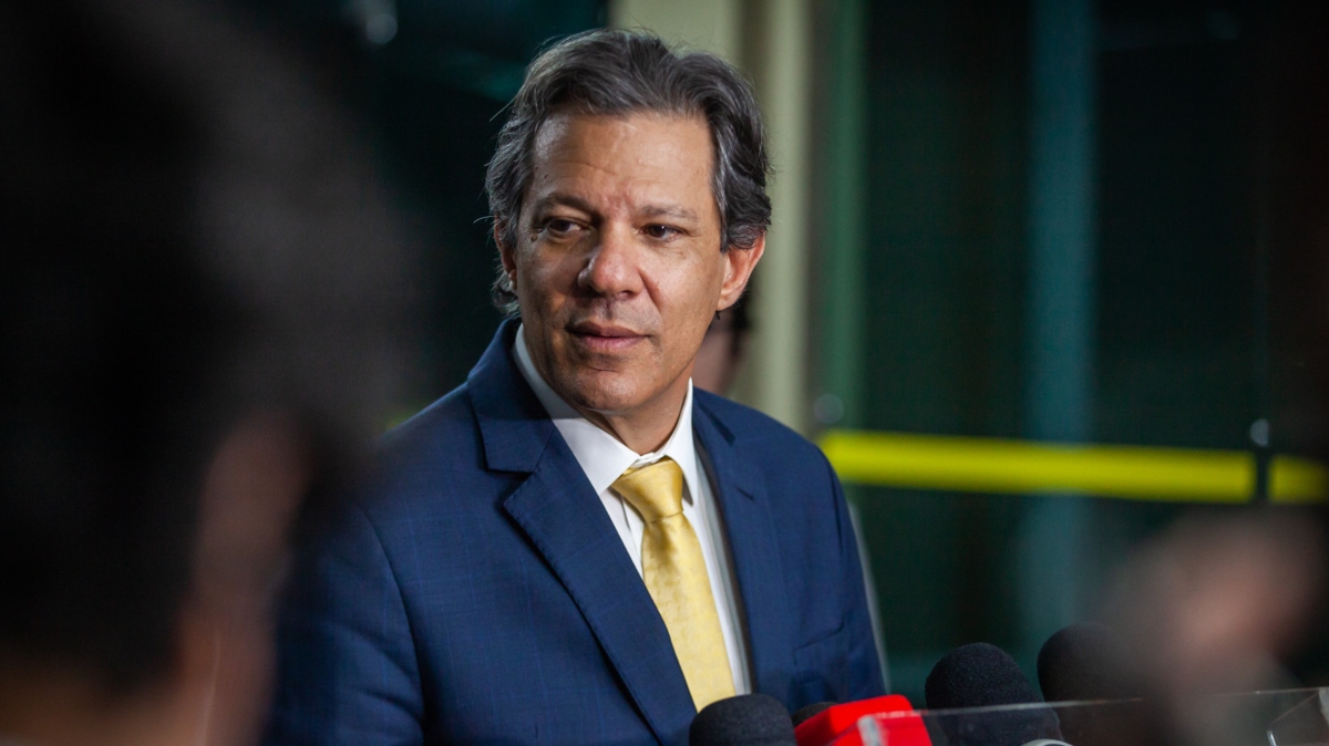 O ministro Fernando Haddad, da Fazenda do terceiro governo de Luiz Inácio Lula da Silva (PT).
