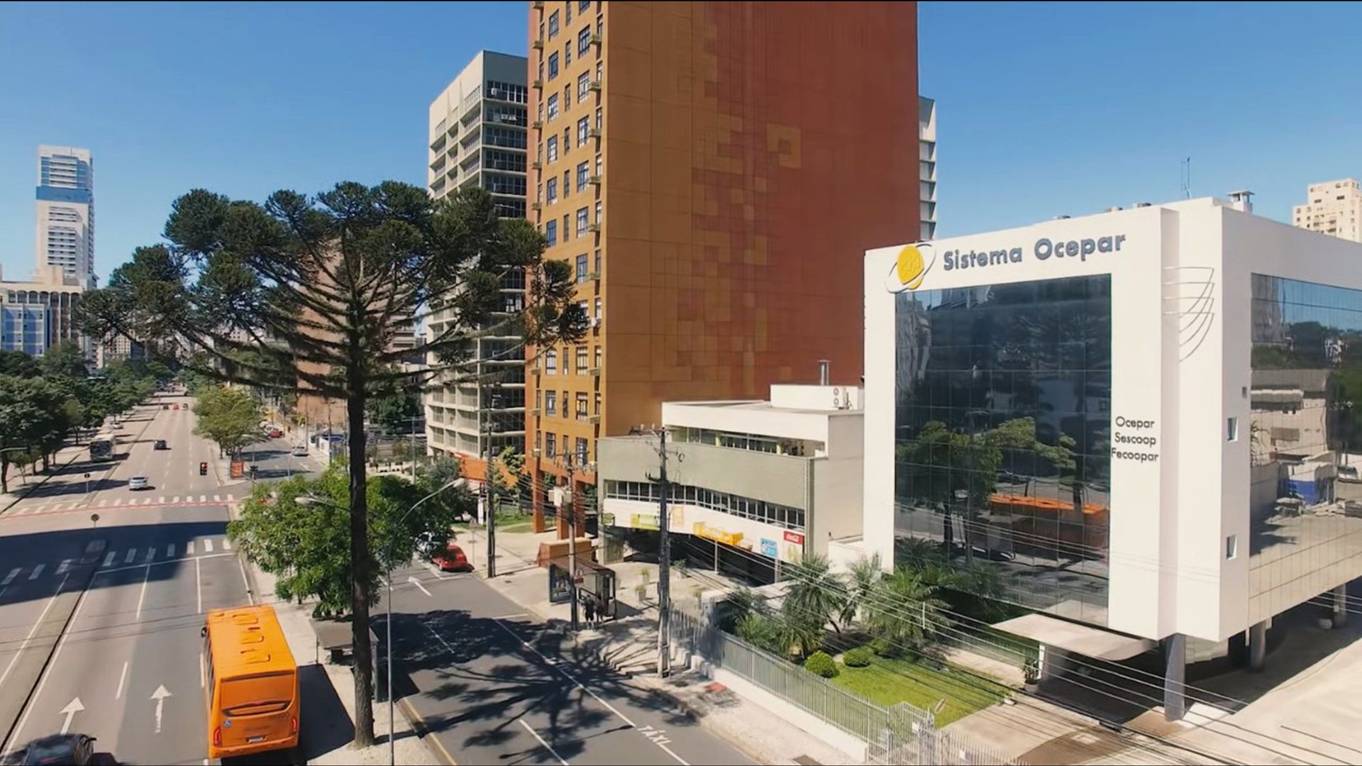 Sede do Sistema Ocepar, no Centro Cívico, em Curitiba.