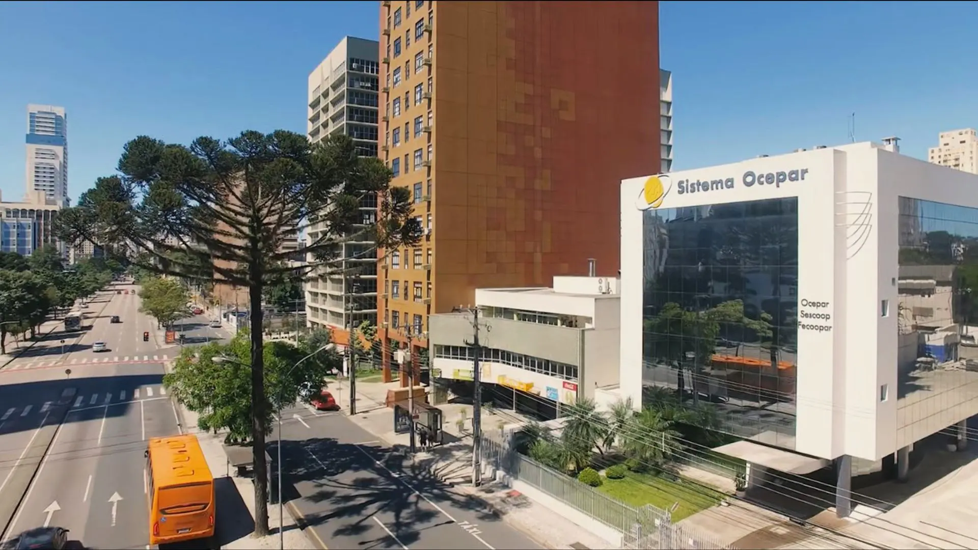 Sede do Sistema Ocepar, no Centro Cívico, em Curitiba.