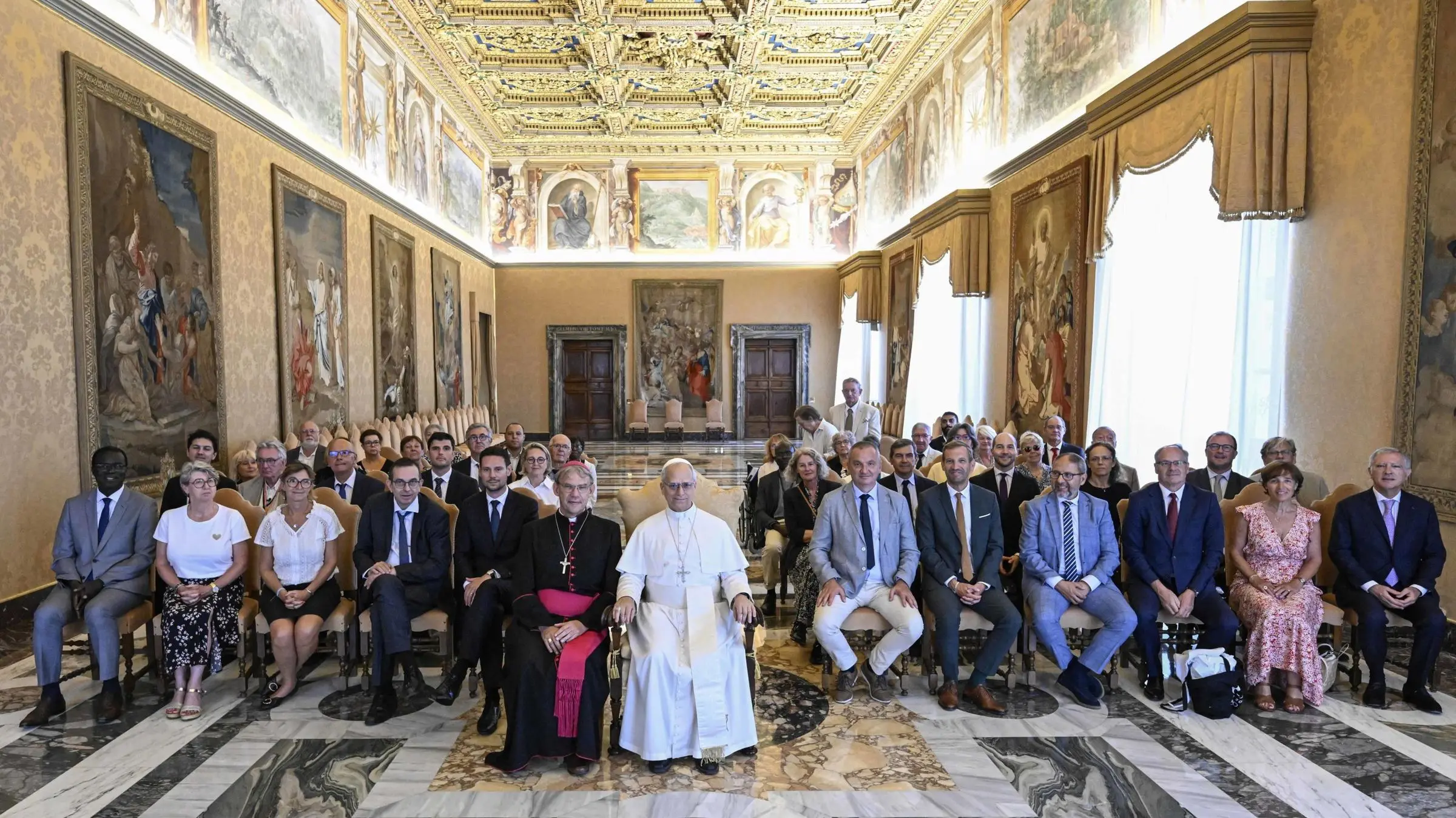 papa leão xiv políticos franceses