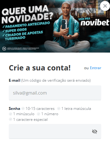 cadastro novibet app