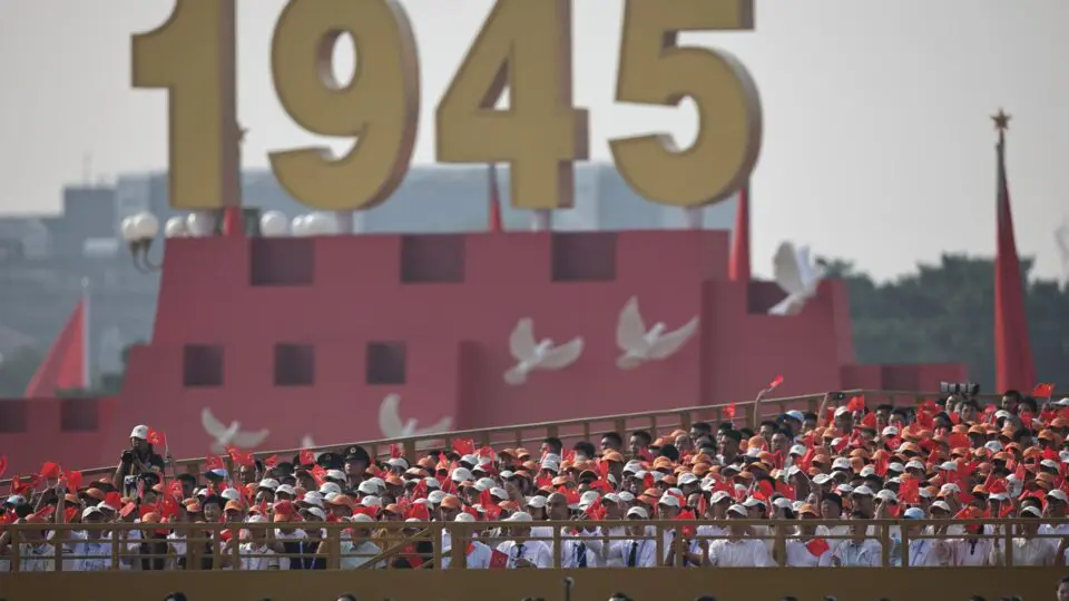 desfile militar na China.
