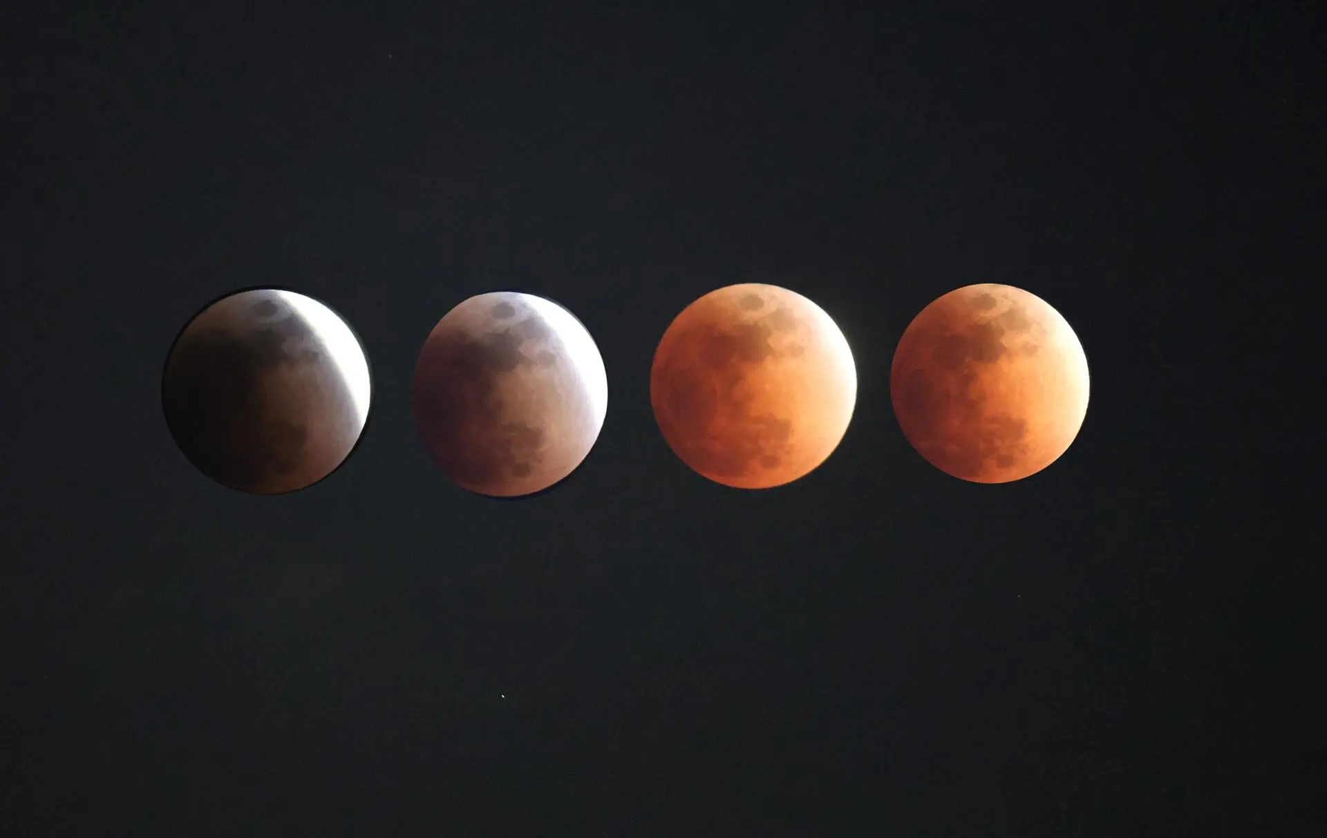 Eclipse Lunar Total, comumente chamado de Lua de Sangue, em março de 2026.