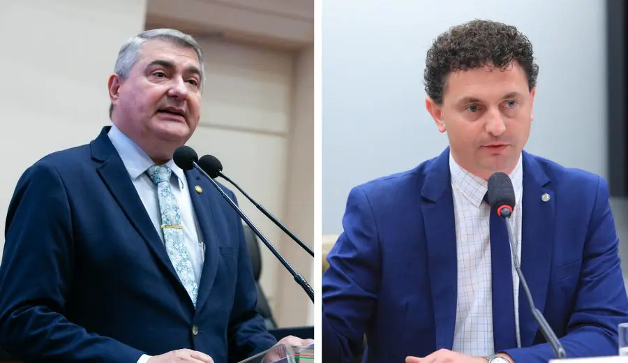 Os deputados Antídio Lunelli (estadual) e Rafael Pezenti (federal) lideram movimento para aproximar o MDB de Santa Catarina das pautas conservadoras.