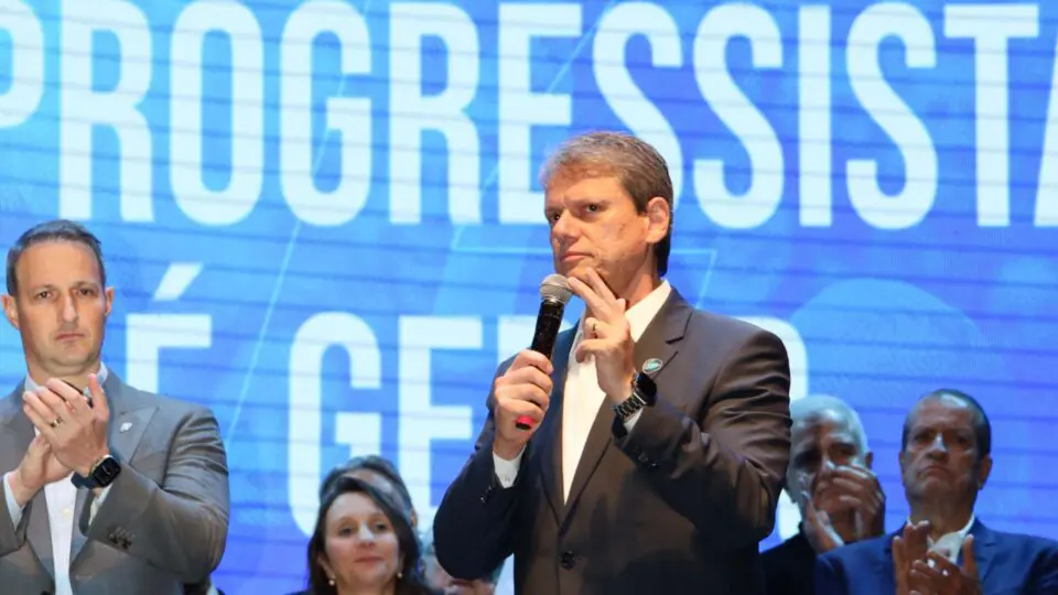 Tarcísio em evento do Progressistas
