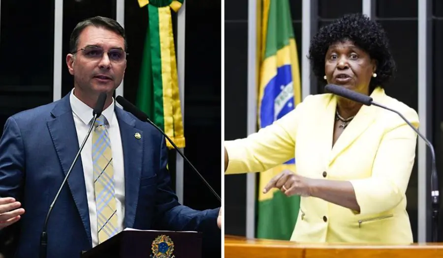 Flávio Bolsonaro (PL) e Benedita da Silva (PT) são os mais citados na disputa ao Senado em pesquisa pelo Rio de Janeiro em 2026.