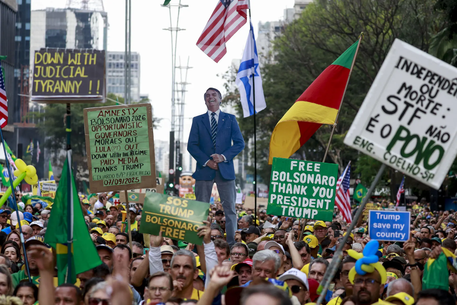 Bolsonaro anistia 7 de setembro avenida paulista