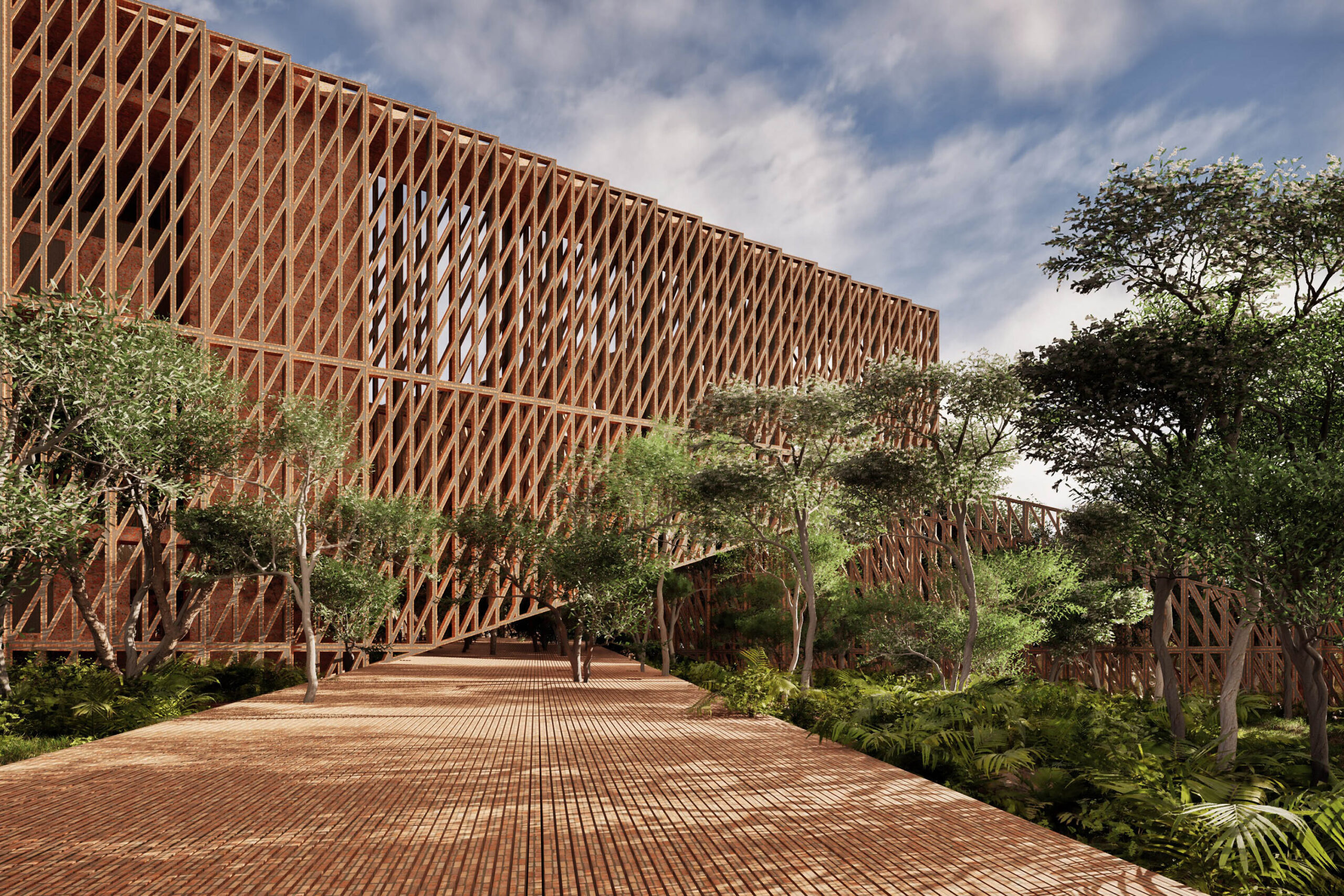 Com projeto fluido e com grandes espaços abertos, a previsão é de que o museu seja entregue em 2027.