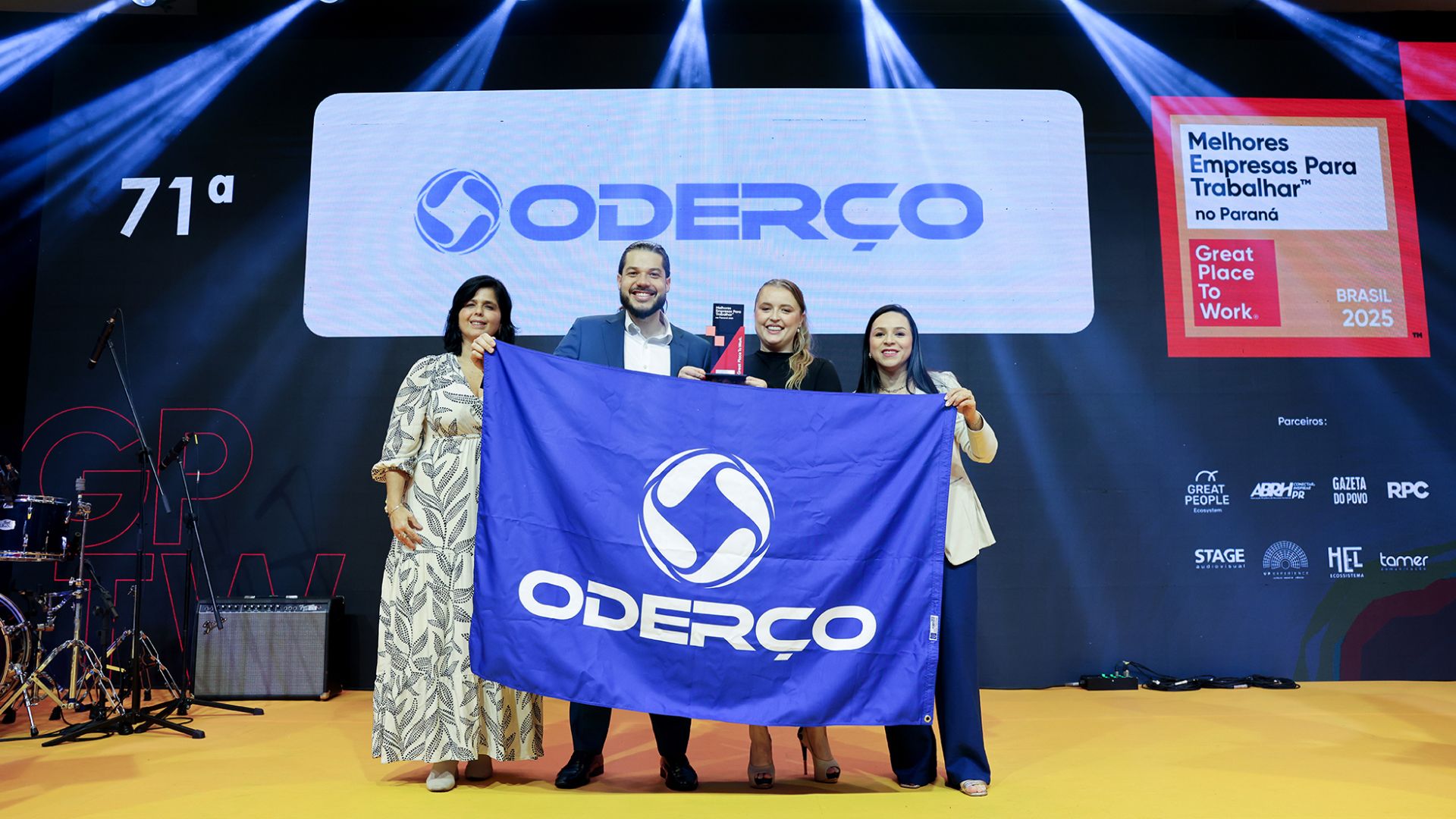 Conquista reflete o compromisso da Oderço com um ambiente de trabalho saudável e inclusivo.