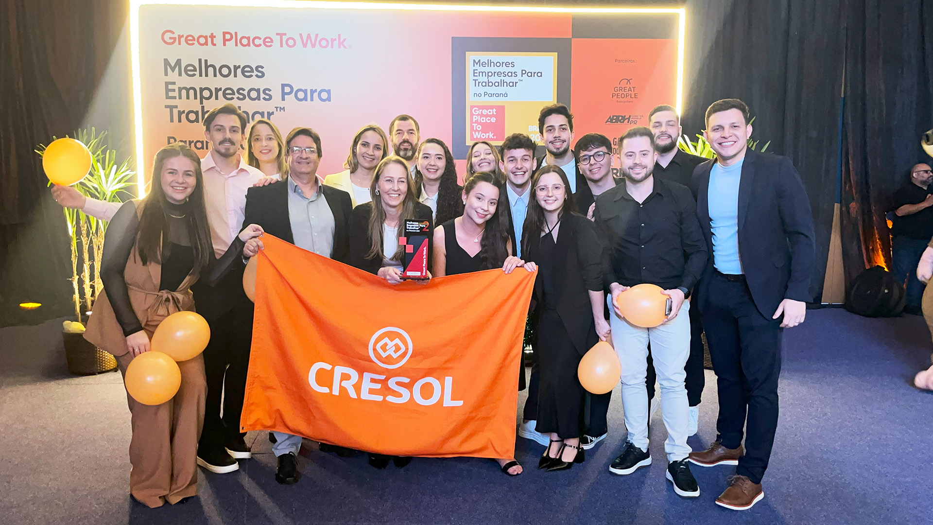 Cresol é a 2ª Melhor Empresa para Trabalhar no Paraná. Reconhecimento inclui certificação de Impacto Positivo pelo GPTW 2025.