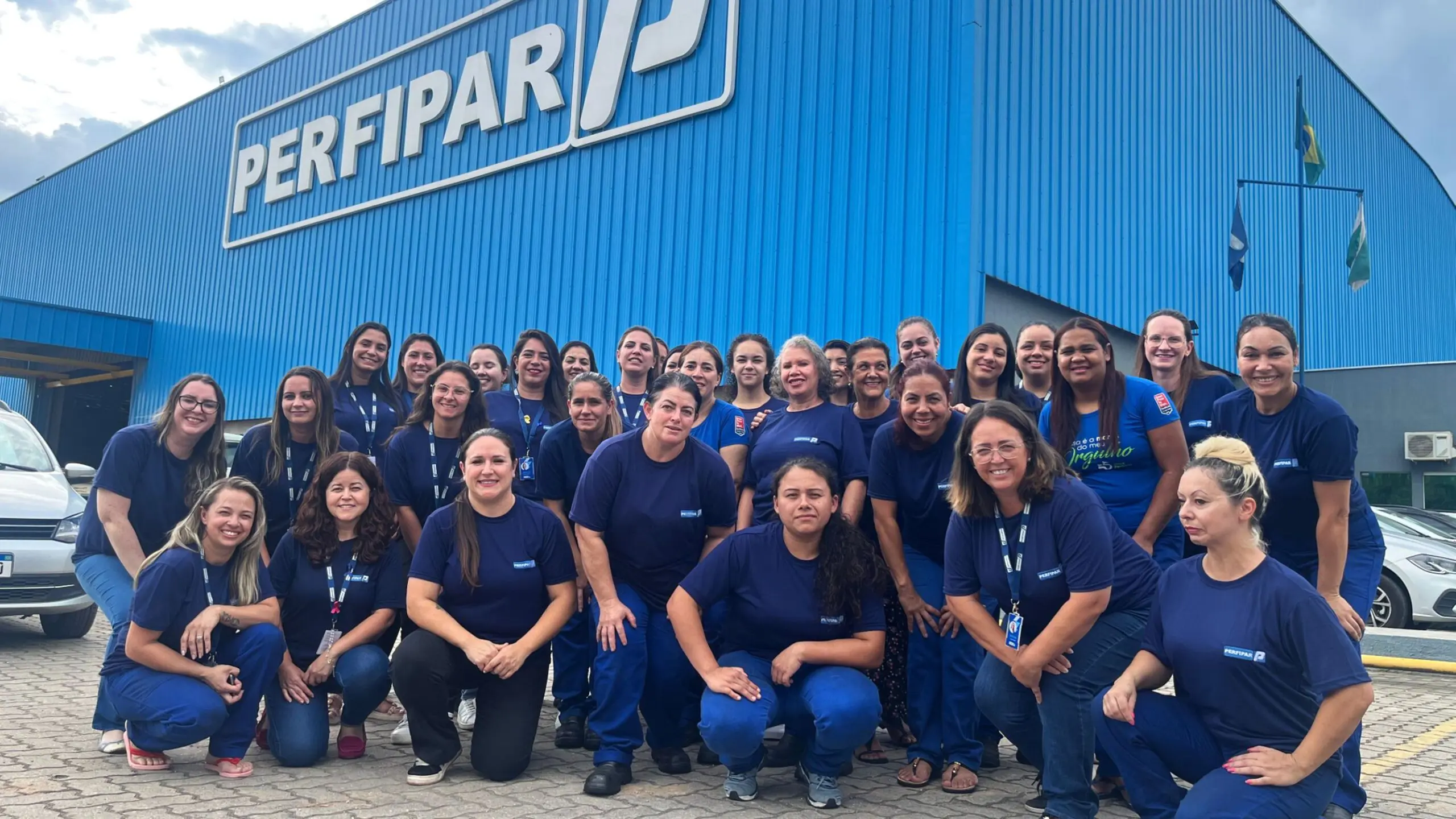 Funcionários da Perfipar: promoção de iniciativas que fortalecem o senso de pertencimento e refletem diretamente nos resultados. 