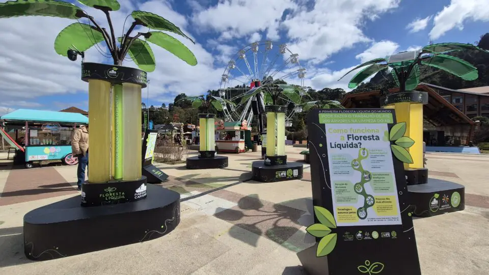 Floresta líquida artificial faz de Campos do Jordão referência em biotecnologia ambiental.