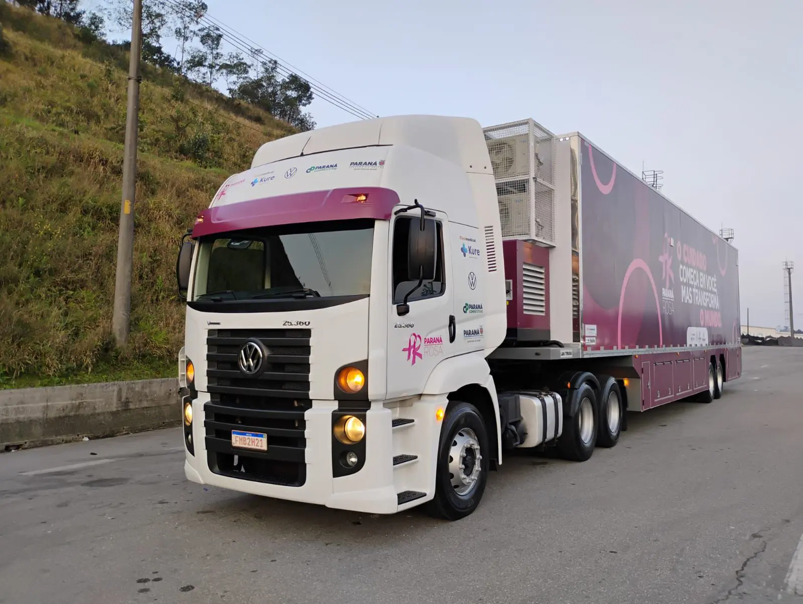 Unidade móvel vai oferecer exames gratuitos de mamografia, ultrassonografia, papanicolau e ultrassom de tireoide